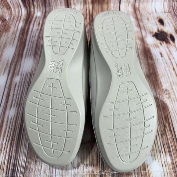 SAS Womens Size 5 Wide Bone Leather TRAVELER Athletic Oxford Walking Shoes NEW - Picture 8 of 11